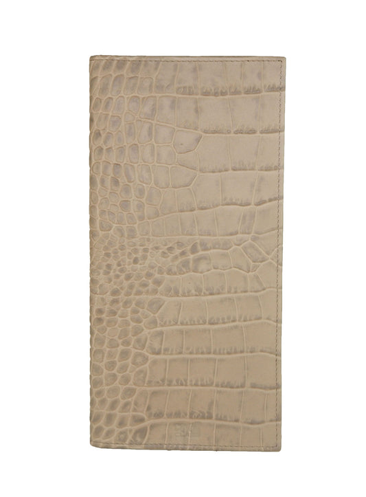 Beige Calfskin Wallet
