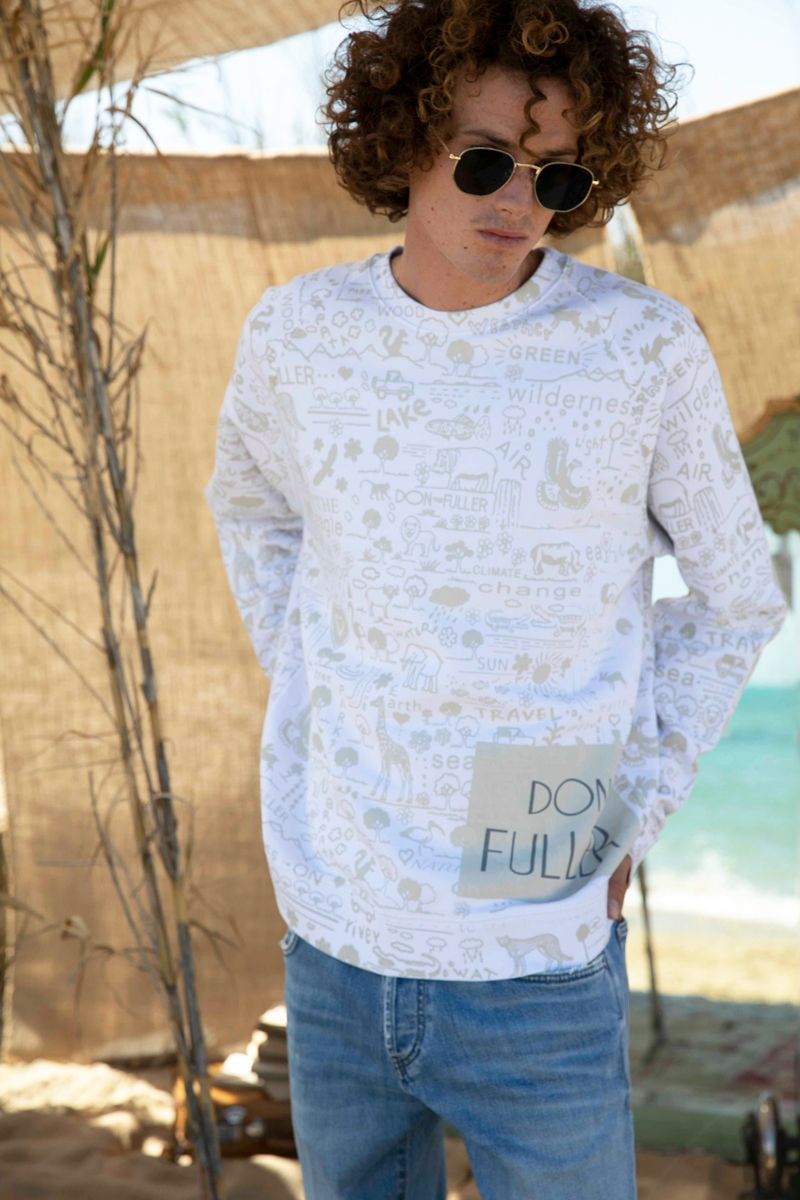 White Cotton Sweater