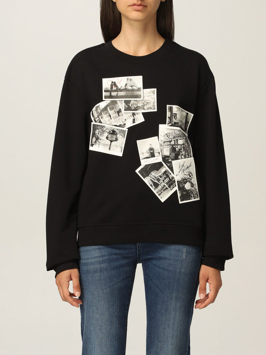Black Cotton Sweater
