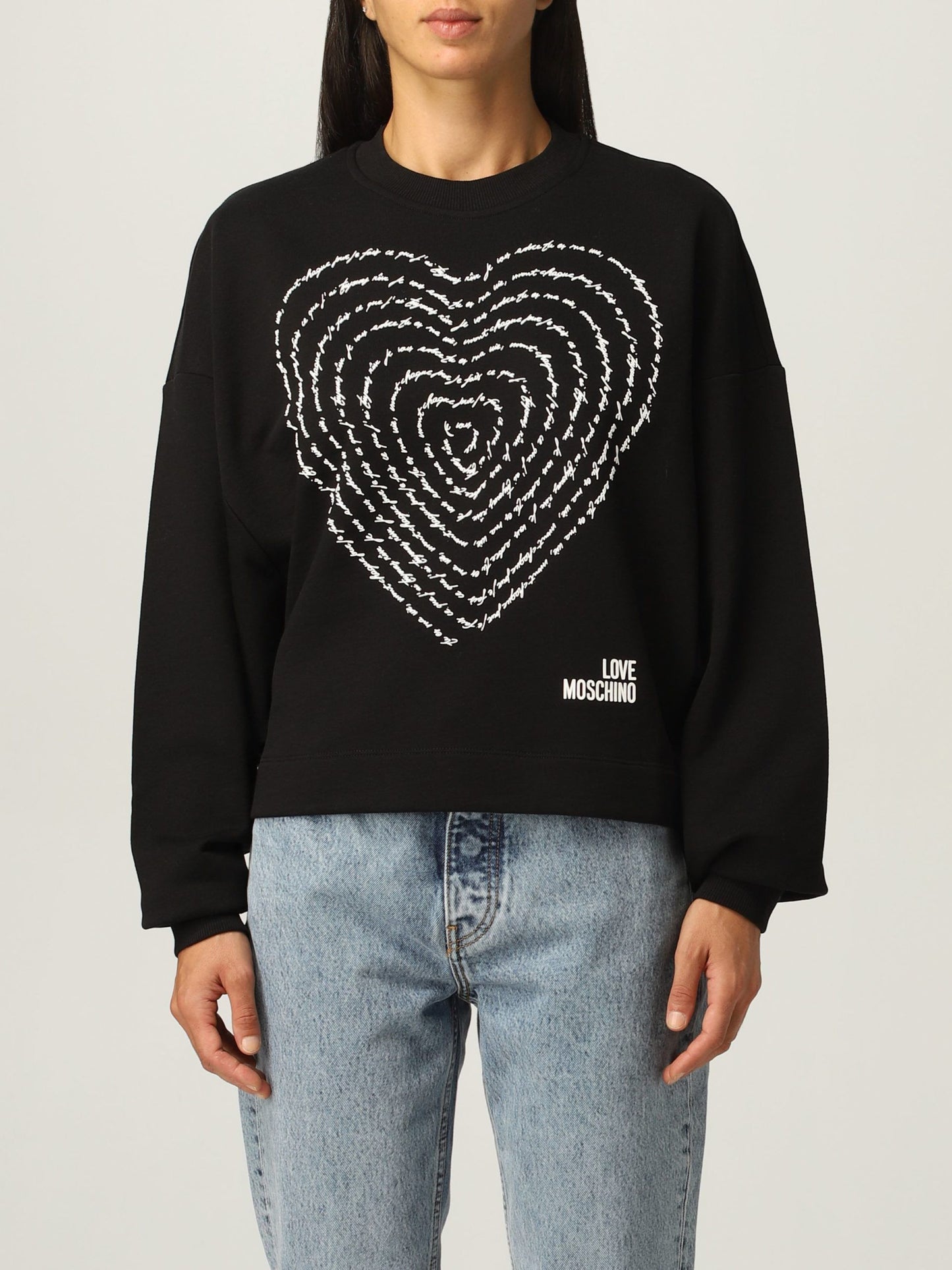Black Cotton Sweater