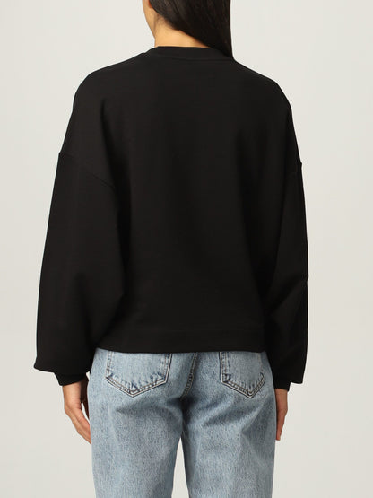 Black Cotton Sweater