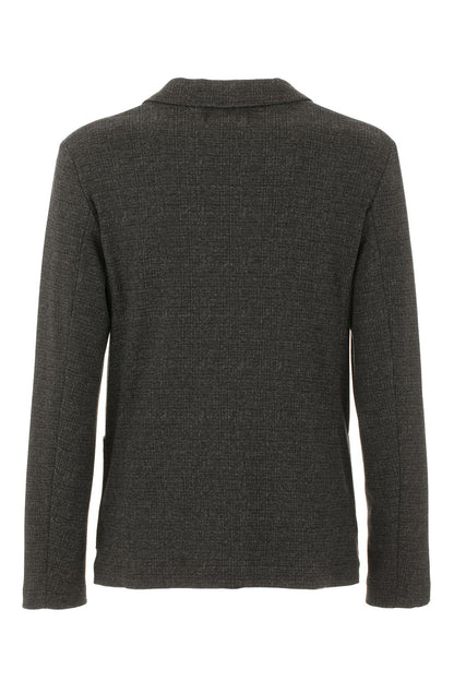 Black Cotton Blazer