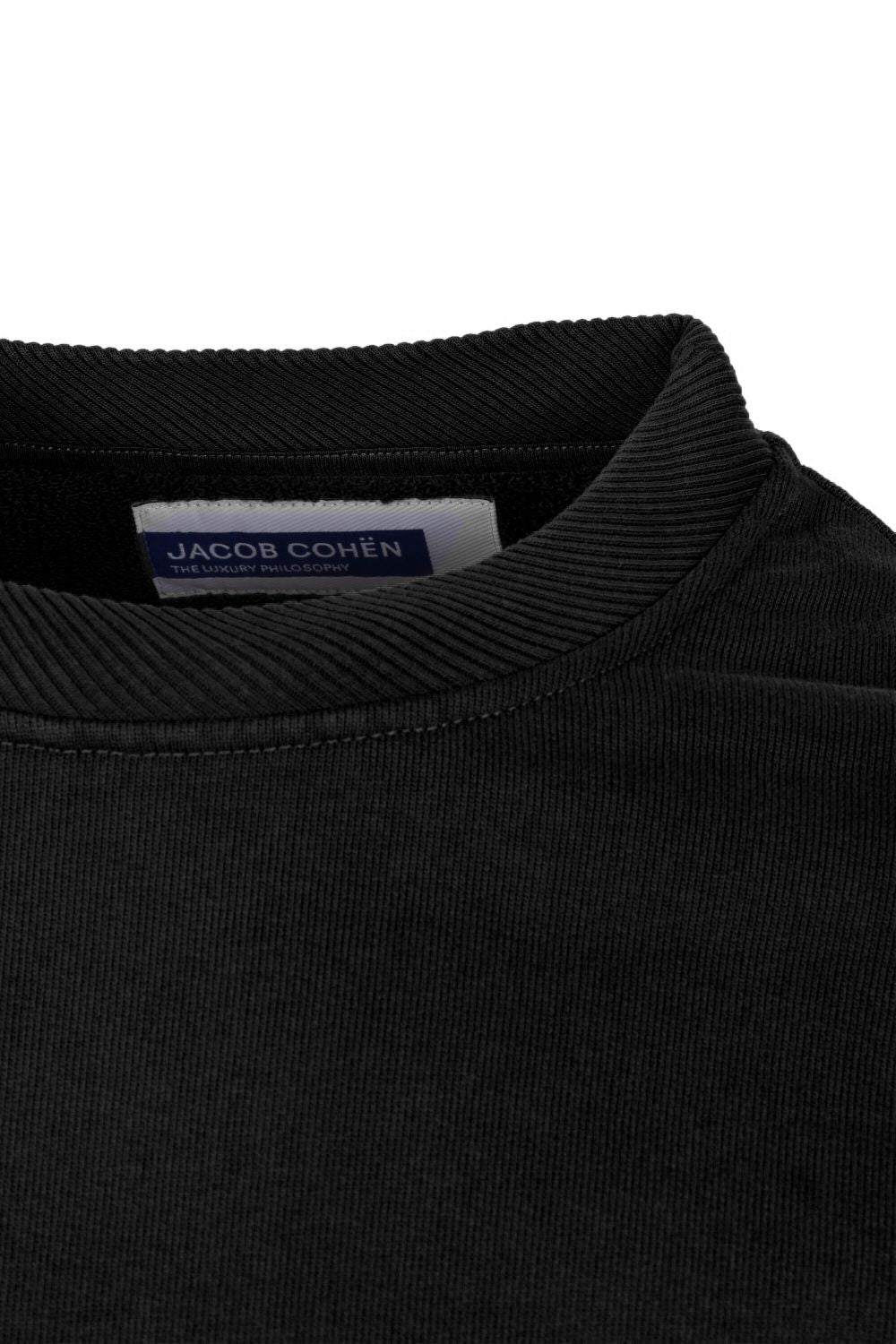 Black Cotton Sweater