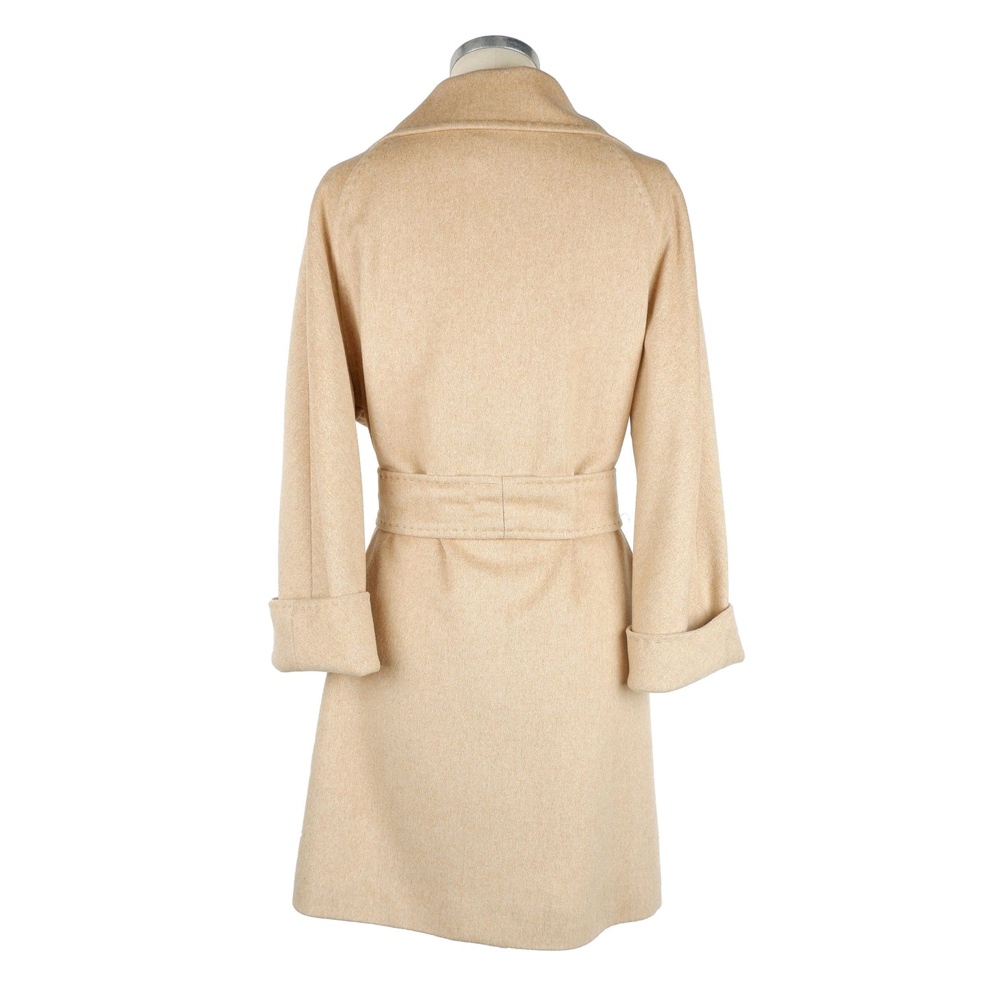 Beige Wool Jackets & Coat