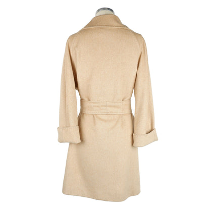 Beige Wool Jackets & Coat