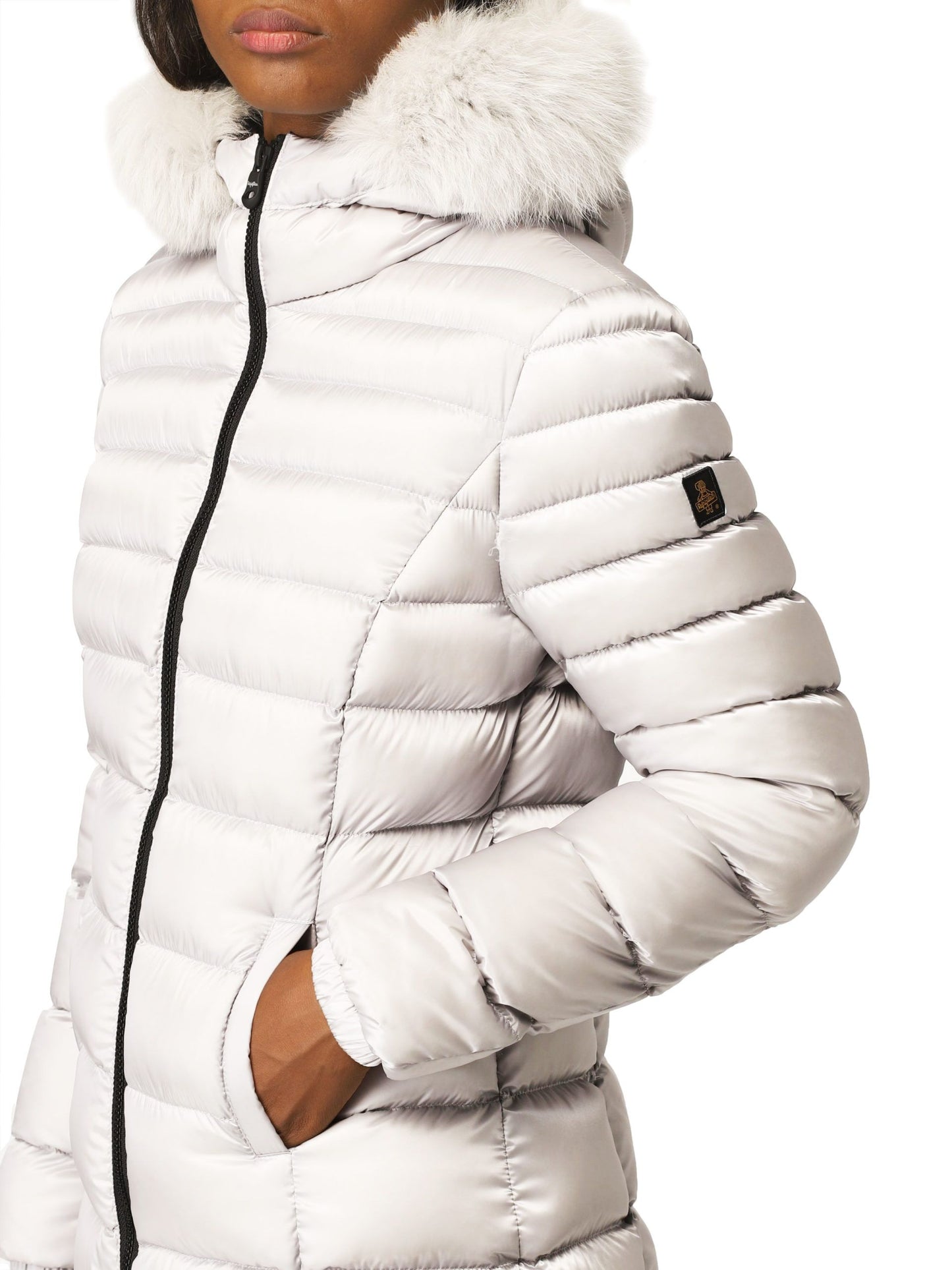 White Polyamide Jackets & Coat