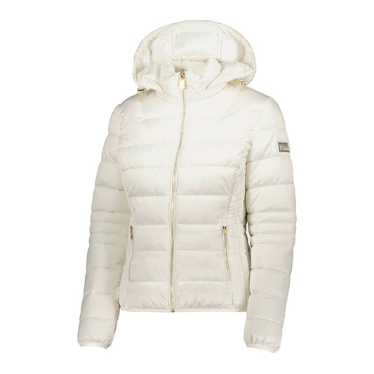 White Polyester Jackets & Coat