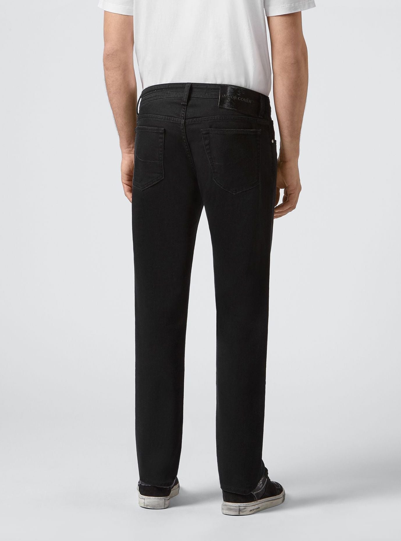 Black Cotton Jeans & Pant
