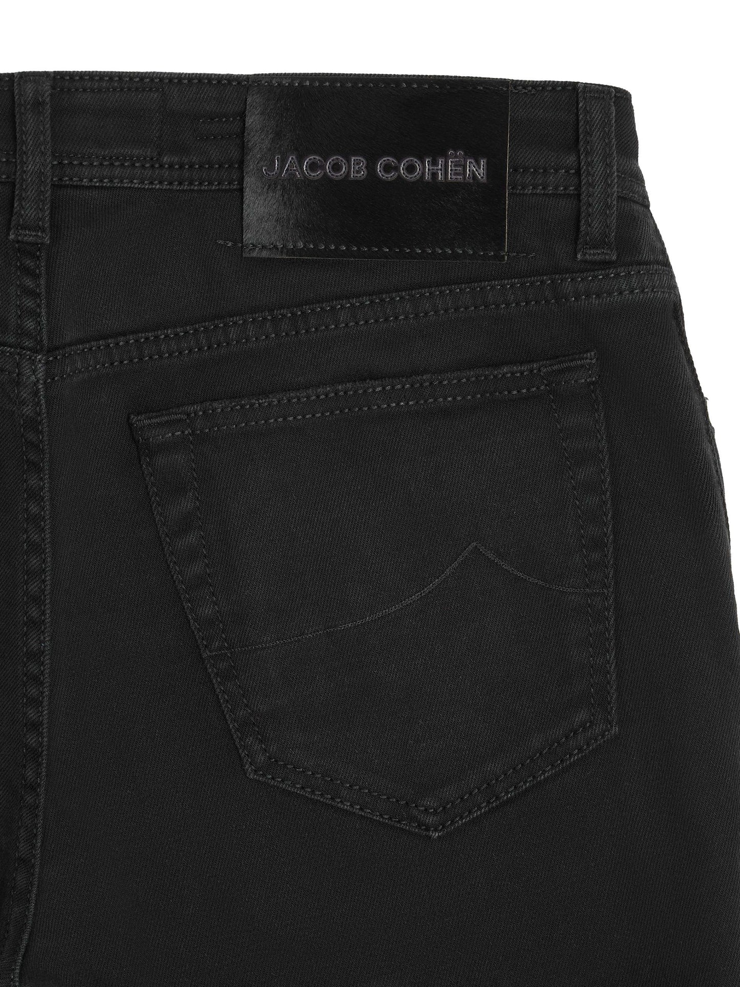 Black Cotton Jeans & Pant