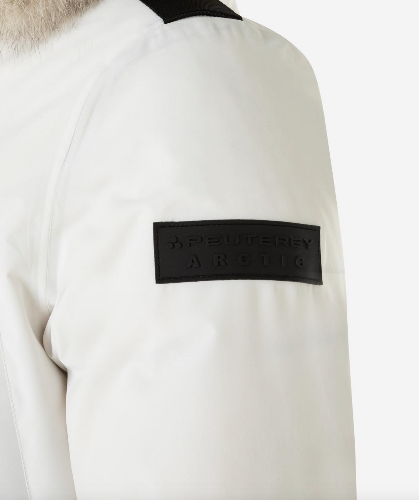 White Polyester Jacket