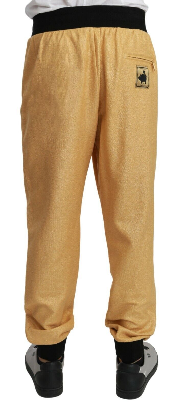 Yellow Cotton Jeans & Pant