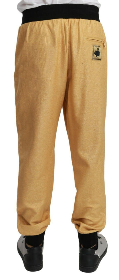 Yellow Cotton Jeans & Pant