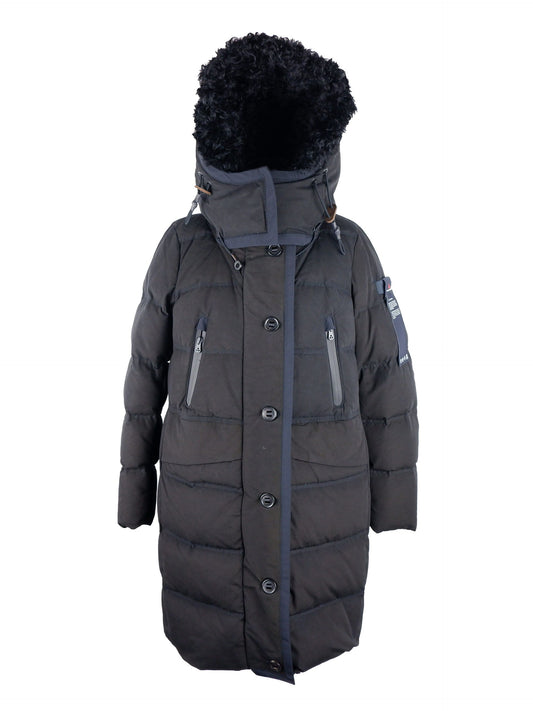 Black Cotton Jackets & Coat