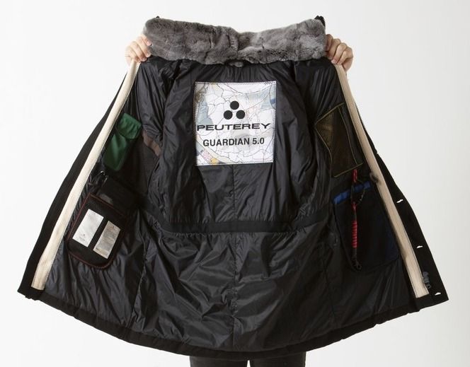 Black Cotton Jackets & Coat