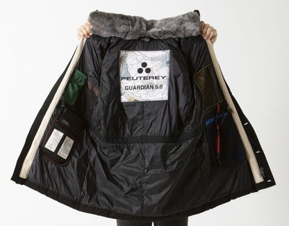 Black Cotton Jackets & Coat