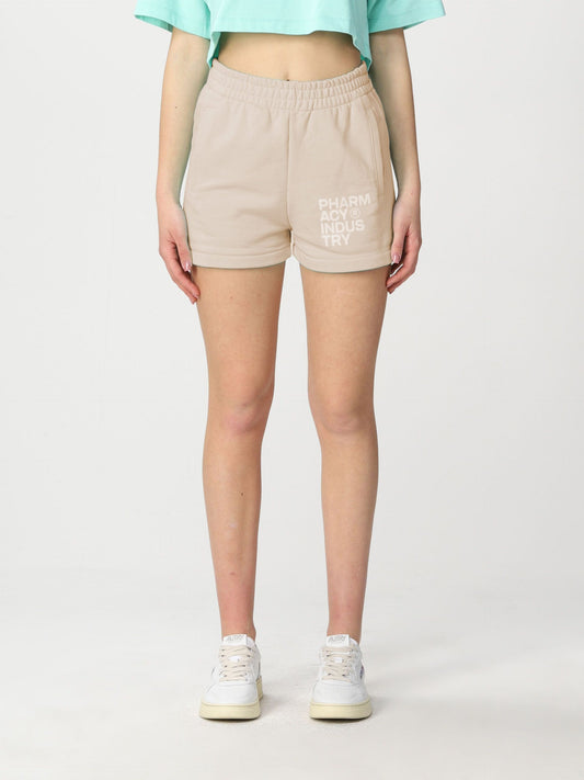 Beige Cotton Short
