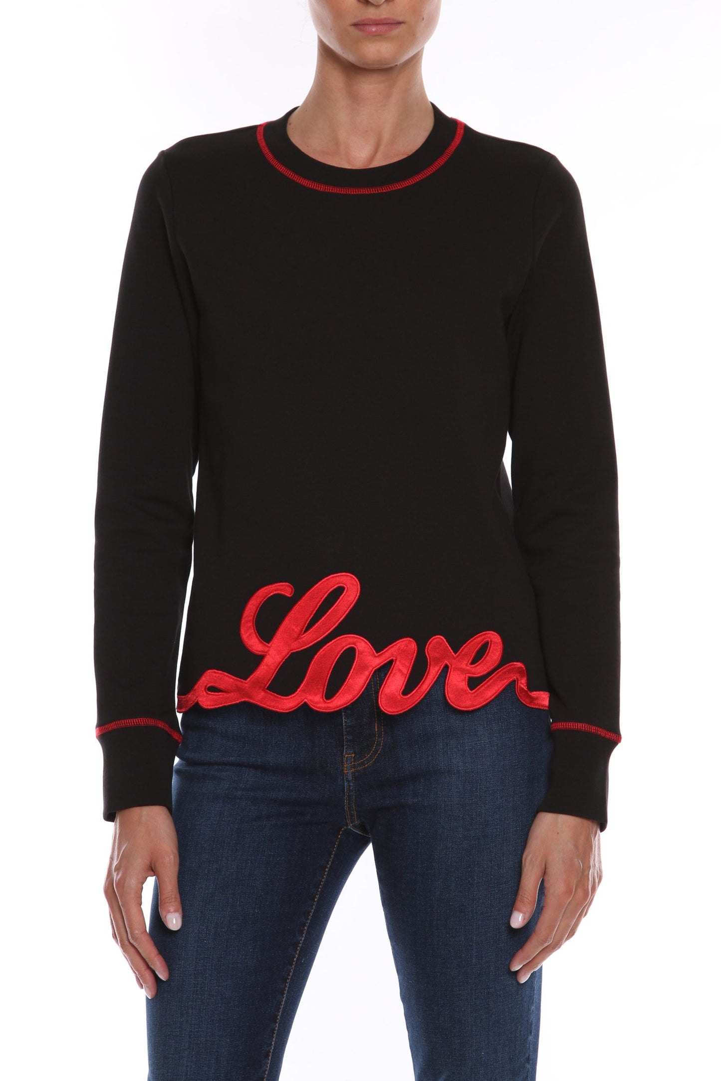 Black Cotton Sweater