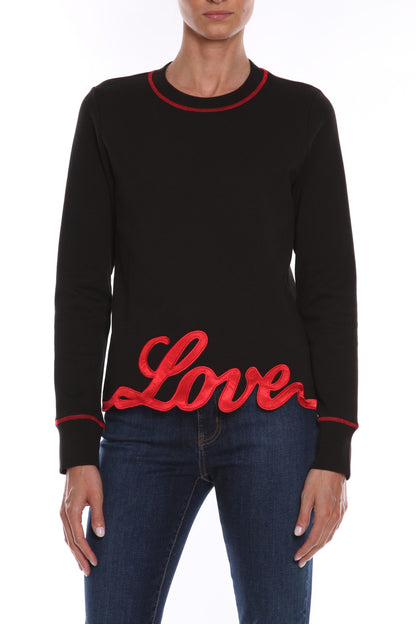 Black Cotton Sweater