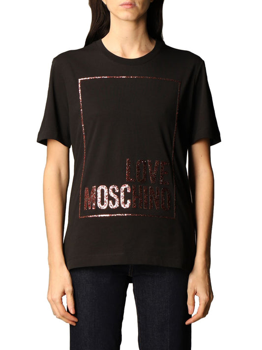 Black Cotton Tops & T-Shirt