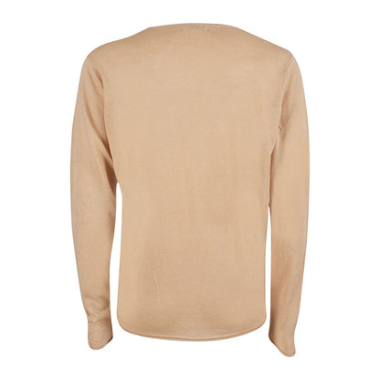 Beige Cotton Sweater