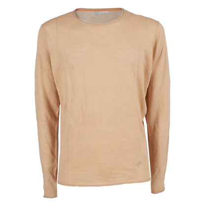 Beige Cotton Sweater