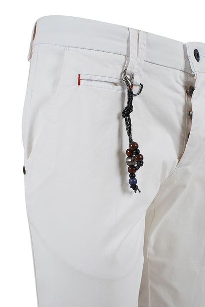 White Cotton Jeans & Pant