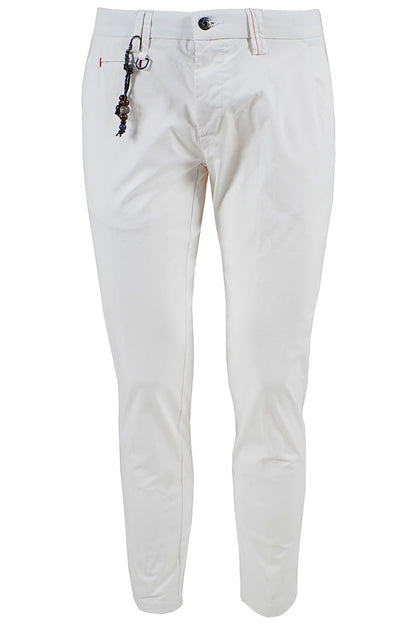 White Cotton Jeans & Pant