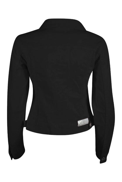 Black Cotton Jackets & Coat