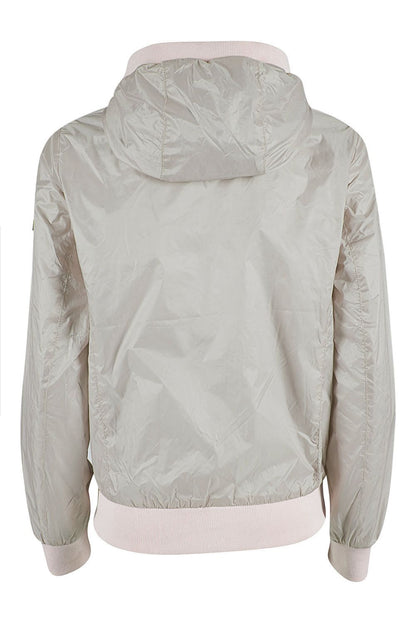 Beige Polyester Jackets & Coat