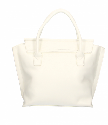 White Polyurethane Handbag