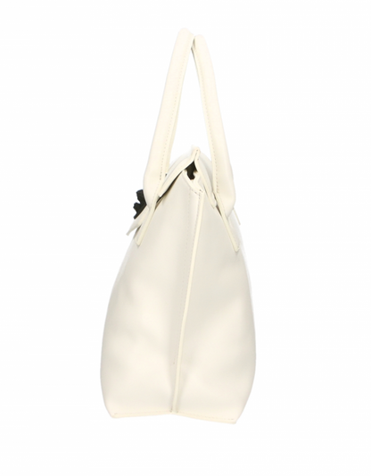 White Polyurethane Handbag