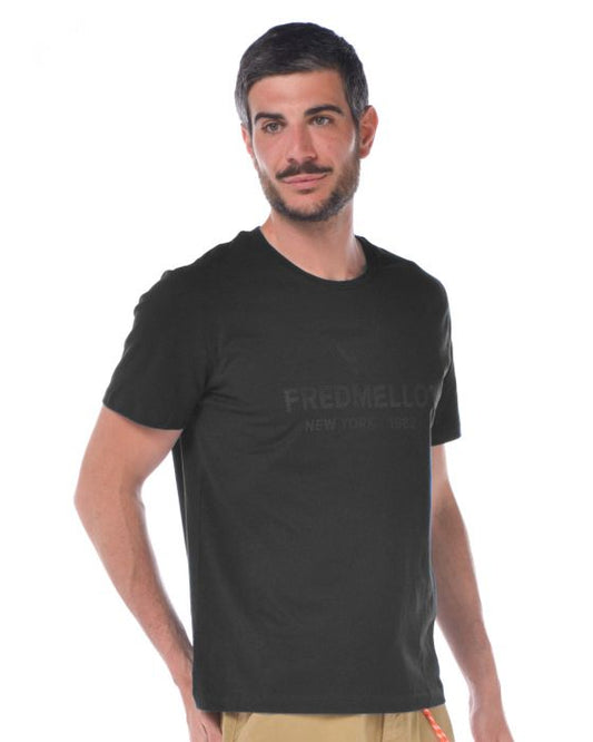 Black Cotton T-Shirt