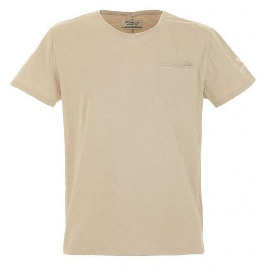 Beige Cotton T-Shirt
