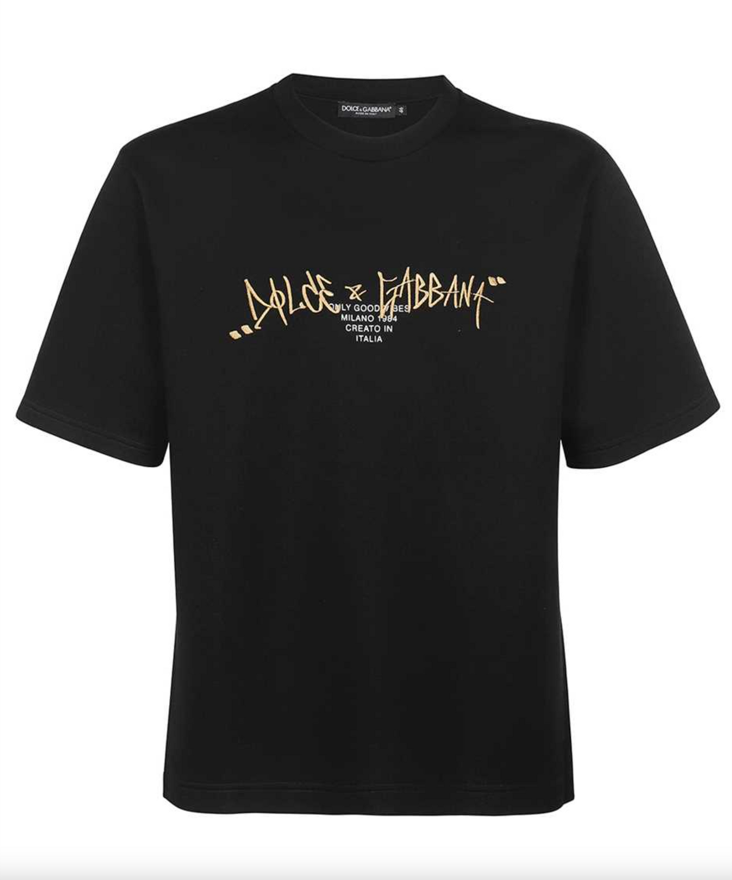 Black Cotton T-Shirt
