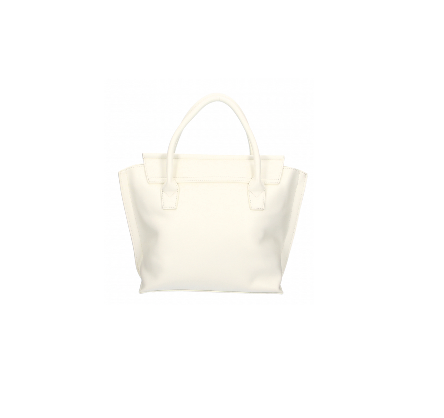 White Polyurethane Handbag