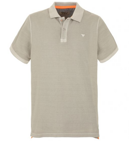 Beige Cotton Polo Shirt