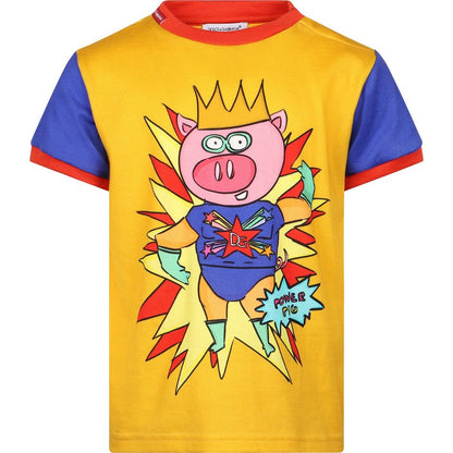 Yellow Cotton T-Shirt