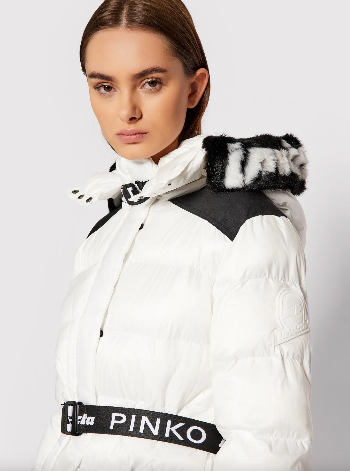 White Polyester Jackets & Coat