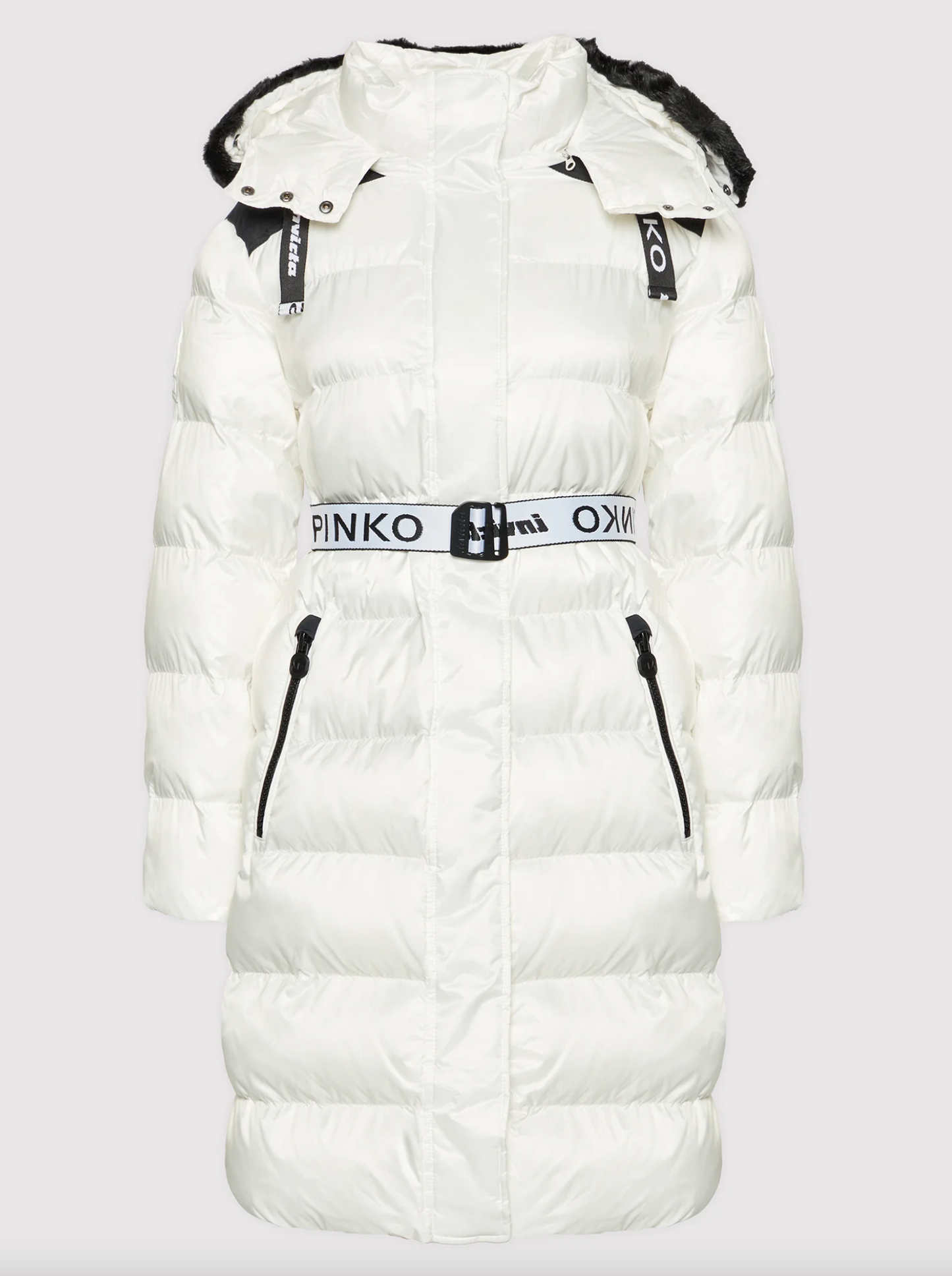 White Polyester Jackets & Coat