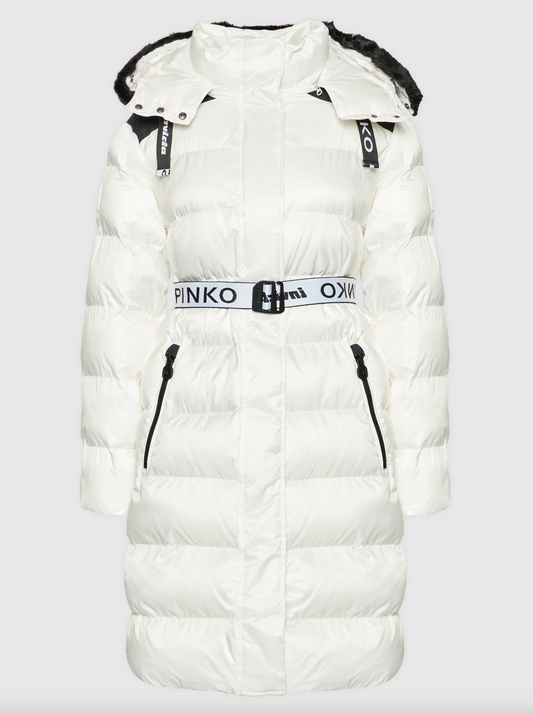 White Polyester Jackets & Coat