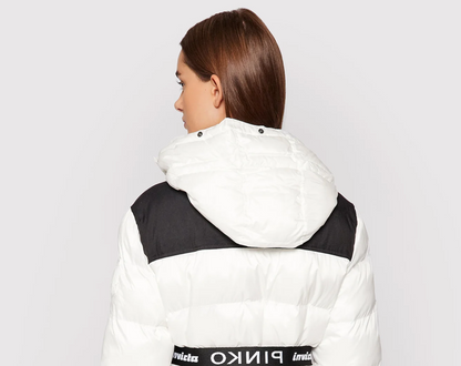 White Polyester Jackets & Coat