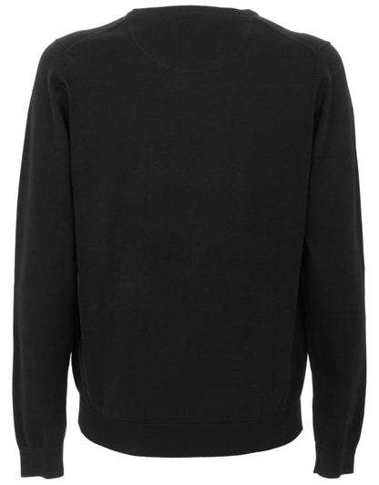Black Cotton Sweater