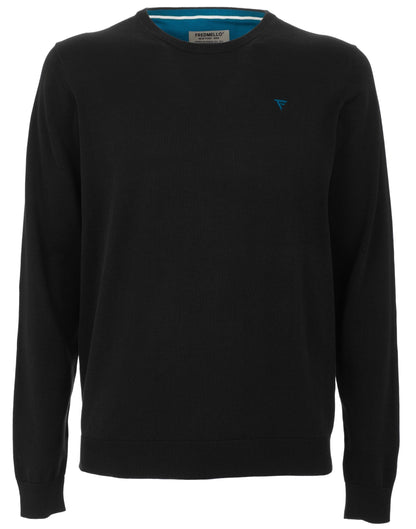 Black Cotton Sweater