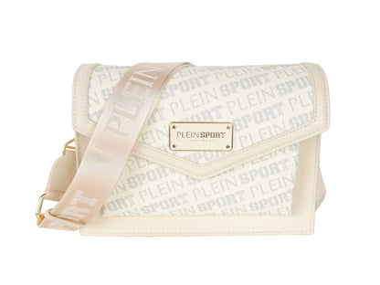 White Polyamide Crossbody Bag