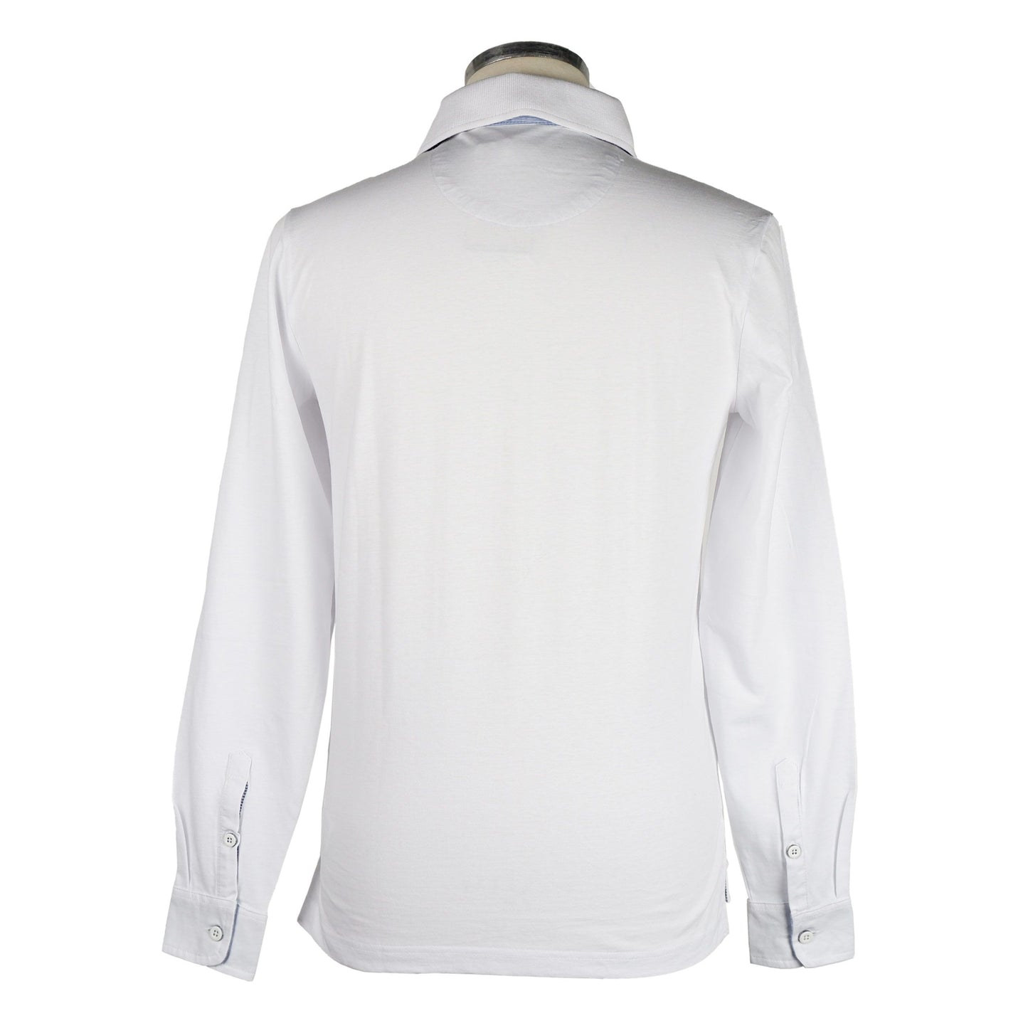 White Cotton Polo Shirt