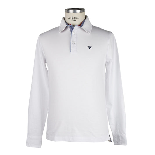 White Cotton Polo Shirt