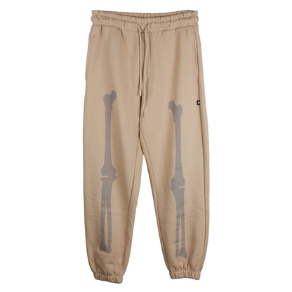 Beige Cotton Jeans & Pant