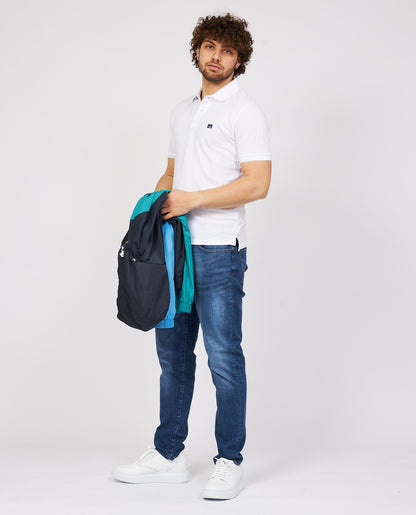 White Cotton Polo Shirt
