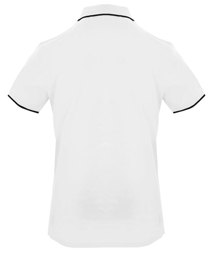 White Cotton Polo Shirt