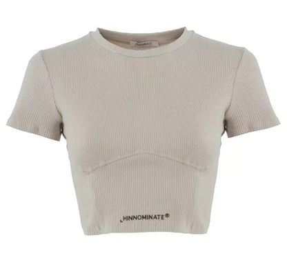 Beige Cotton Sweater